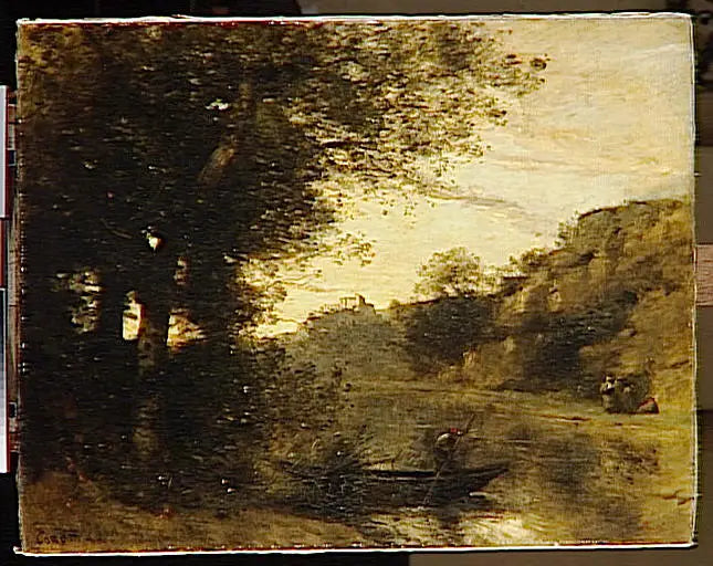 The Ferryman - Jean-Baptiste Camille Corot