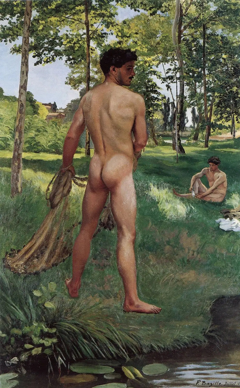 The Fisherman with the Sparrowhawk - Frédéric Bazille