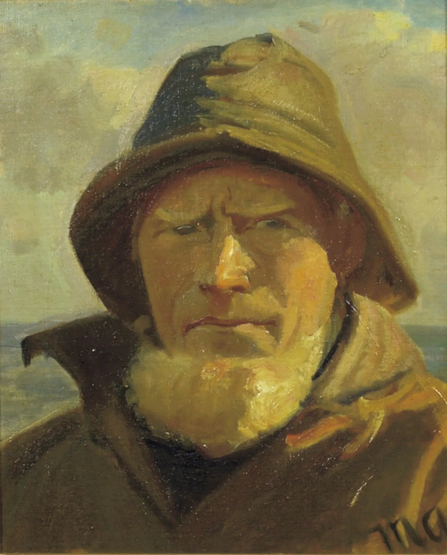 Skagen fisherman Lars Kruse. -Michael Peter Ancher
