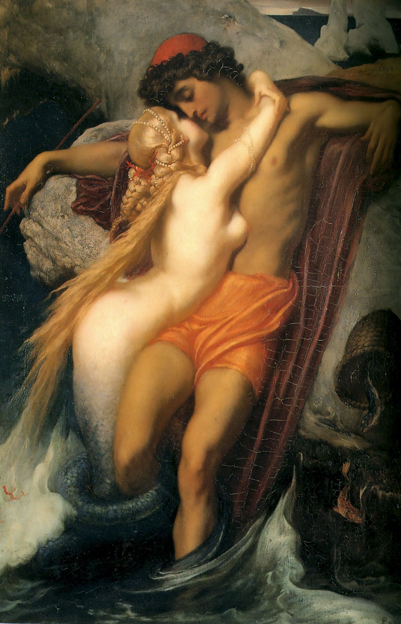 The Fisherman and the Siren. - Frederic Leighton