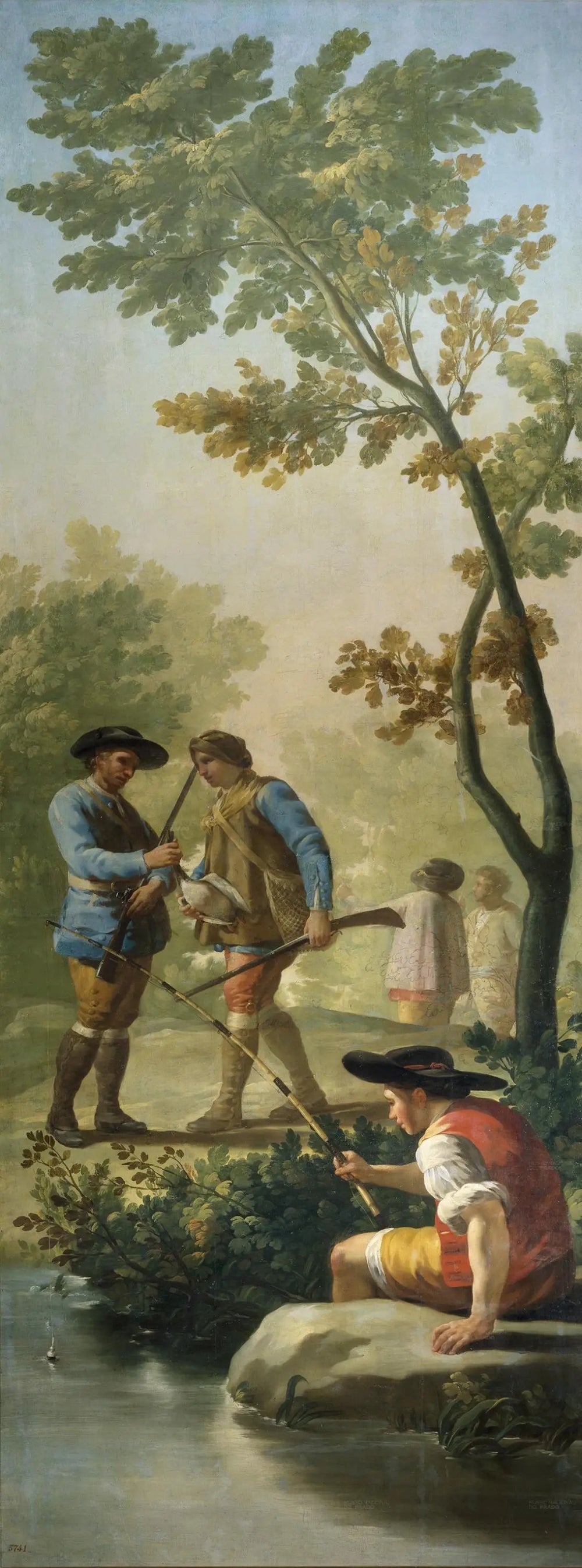 Le Pêcheur - Francisco de Goya image 1 tableau peint à l’huile sur toile
