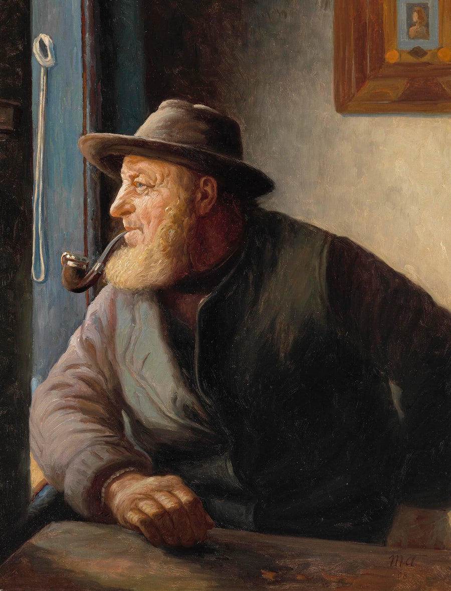 Fisherman Ole Svendsen from Skagen. -Michael Peter Ancher