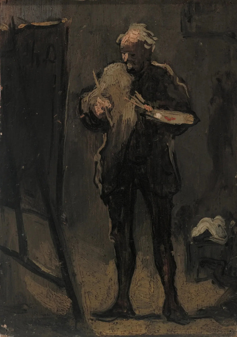 The Painter in front of his painting - Honoré Daumier