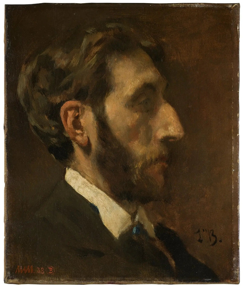 The painter Enrique Mélida - Léon Bonnat