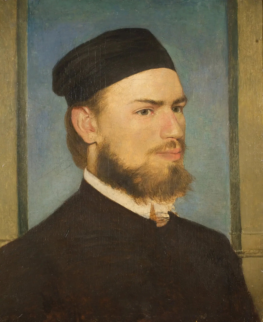 The painter Franz von Lenbach - Arnold Böcklin