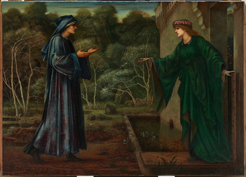 The Pilgrim at the Gate of Idleness - Edward Burne-Jones