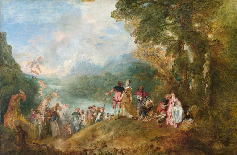 The Pilgrimage to Cythera - Antoine Watteau