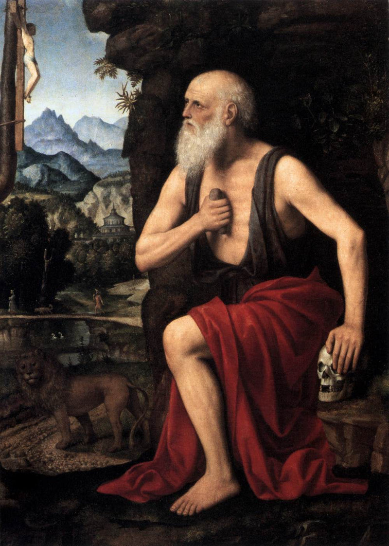 Saint Jerome the Penitent - Bernardino Luini