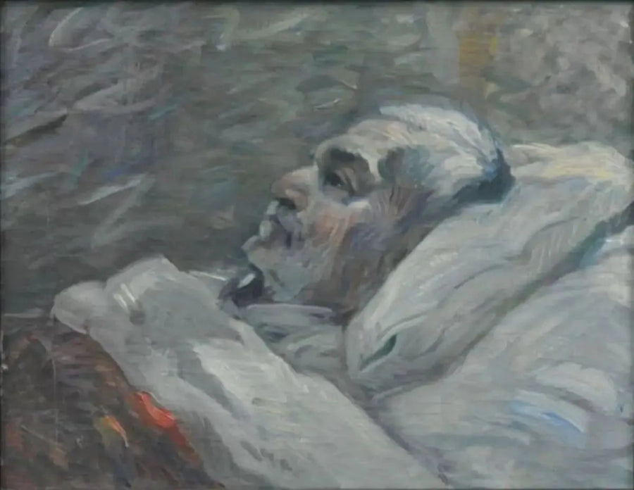 The Father on the Sickbed I - Franz Marc
