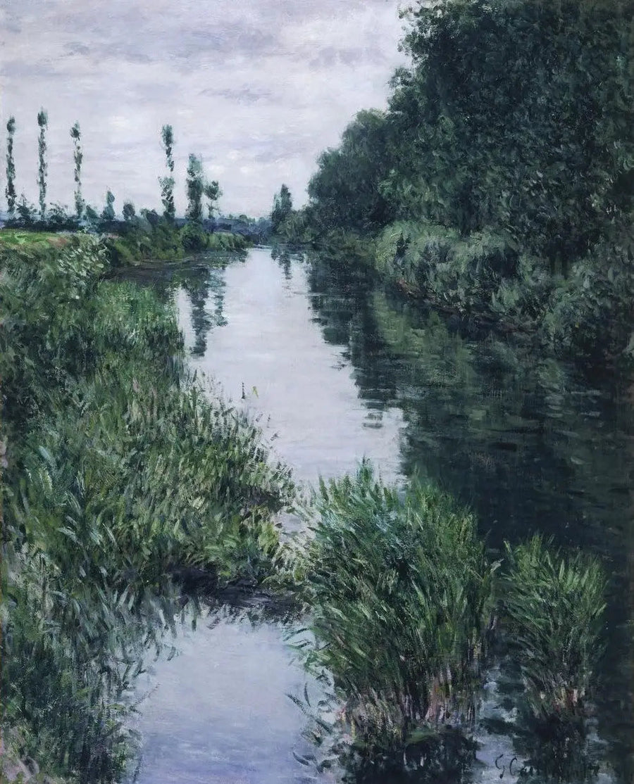 The Little Arm of the Seine at Argenteuil - Gustave Caillebotte