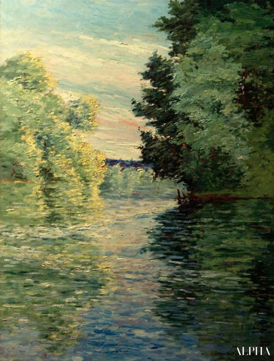 Le petit bras de la Seine près d’Argenteuil de Caillebotte - Reproductions de tableaux et peintures haut de gamme