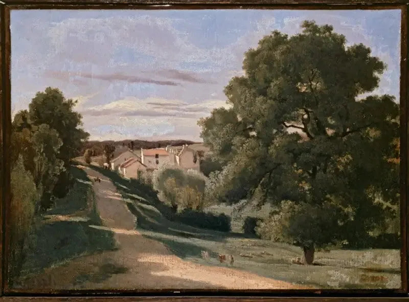 The Little Chaville - Jean-Baptiste Camille Corot