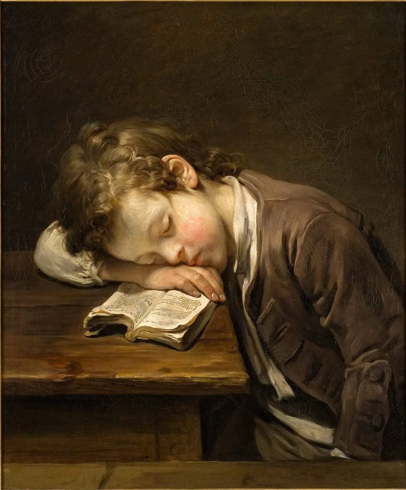 The Little Lazy One - Jean-Baptiste Greuze