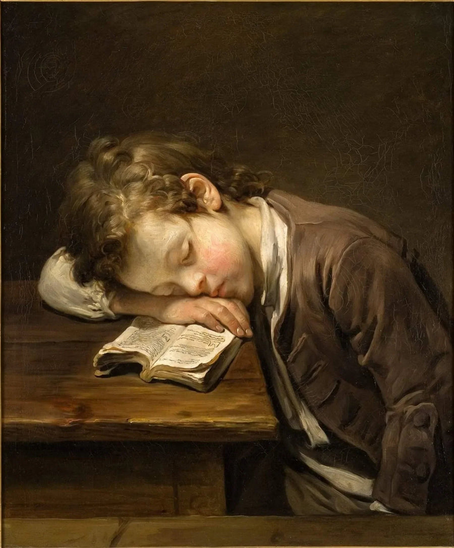 The Little Lazy One - Jean-Baptiste Greuze
