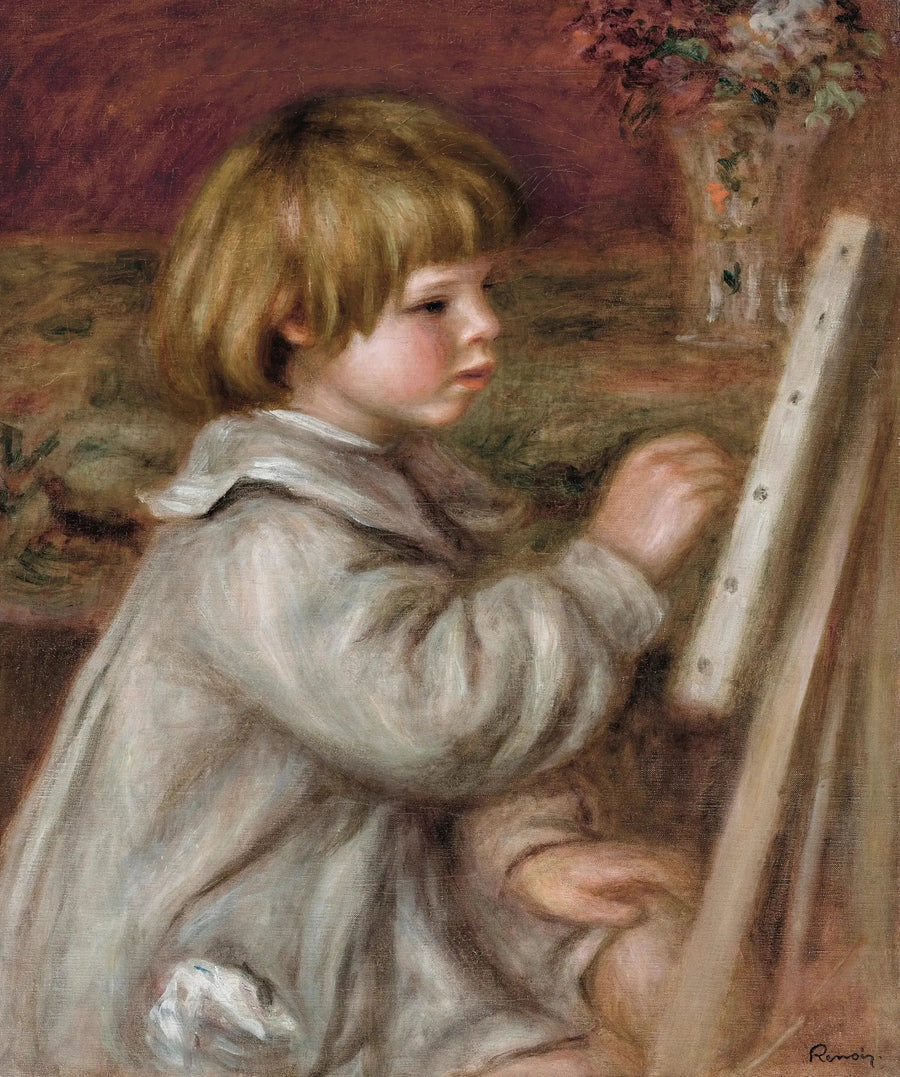 The Little Painter (Claude Renoir) - Pierre-Auguste Renoir