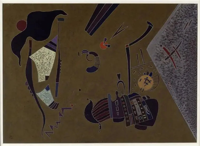 The Little Red Circle - Vassily Kandinsky