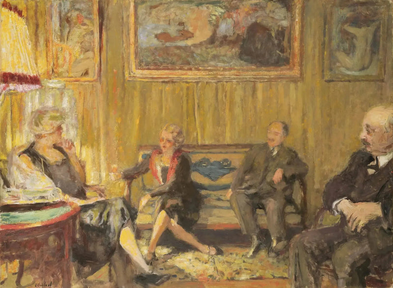 The Little Salon rue de Naples - Édouard Vuillard