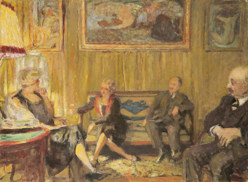 The Little Salon rue de Naples - Édouard Vuillard