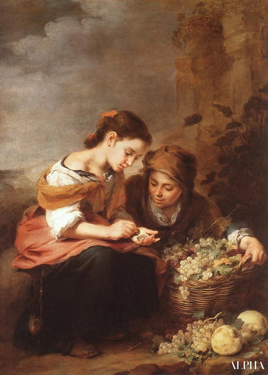 Le petit vendeur de fruits - Bartolomé Esteban Murillo - Reproductions de tableaux et peintures haut de gamme