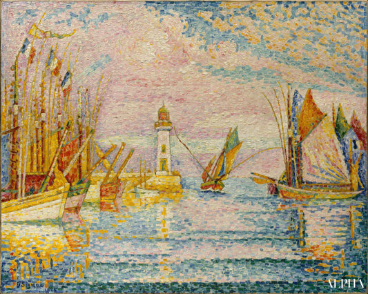 Le phare, Groix - Paul Signac - Reproductions de tableaux et peintures haut de gamme