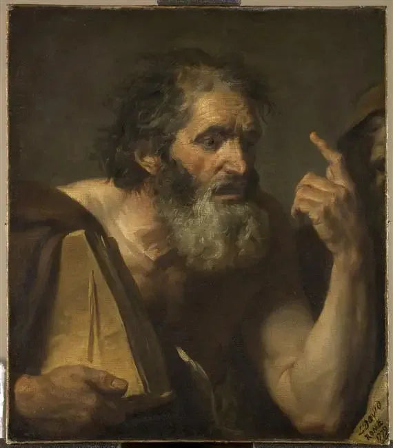 The Philosopher - Jacques-Louis David