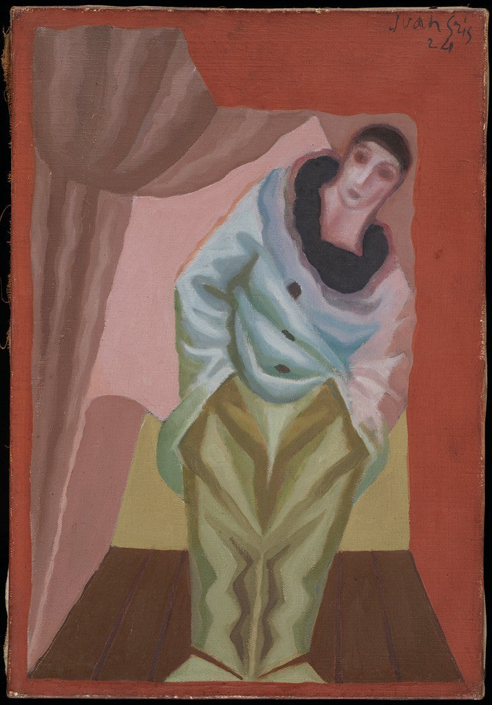 The Pierrot with Curtain - Juan Gris