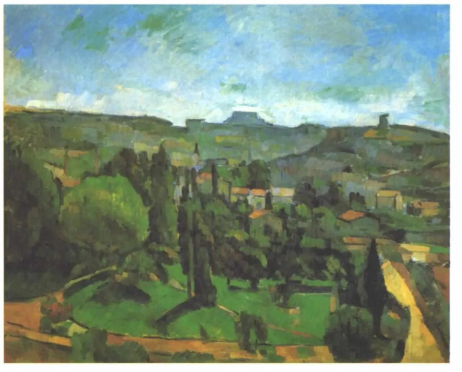 The King's Pestle, view from Bellevue - Paul Cézanne