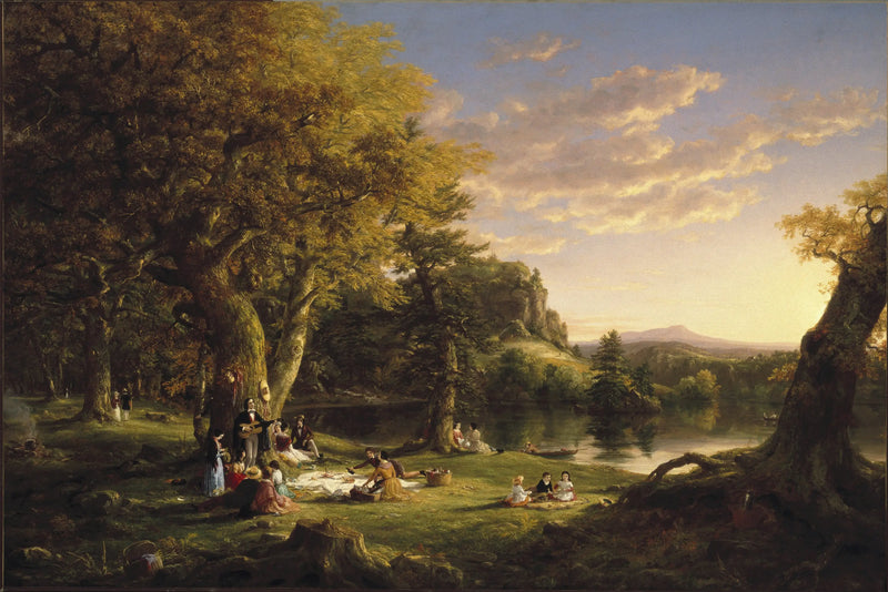 The Picnic - Thomas Cole