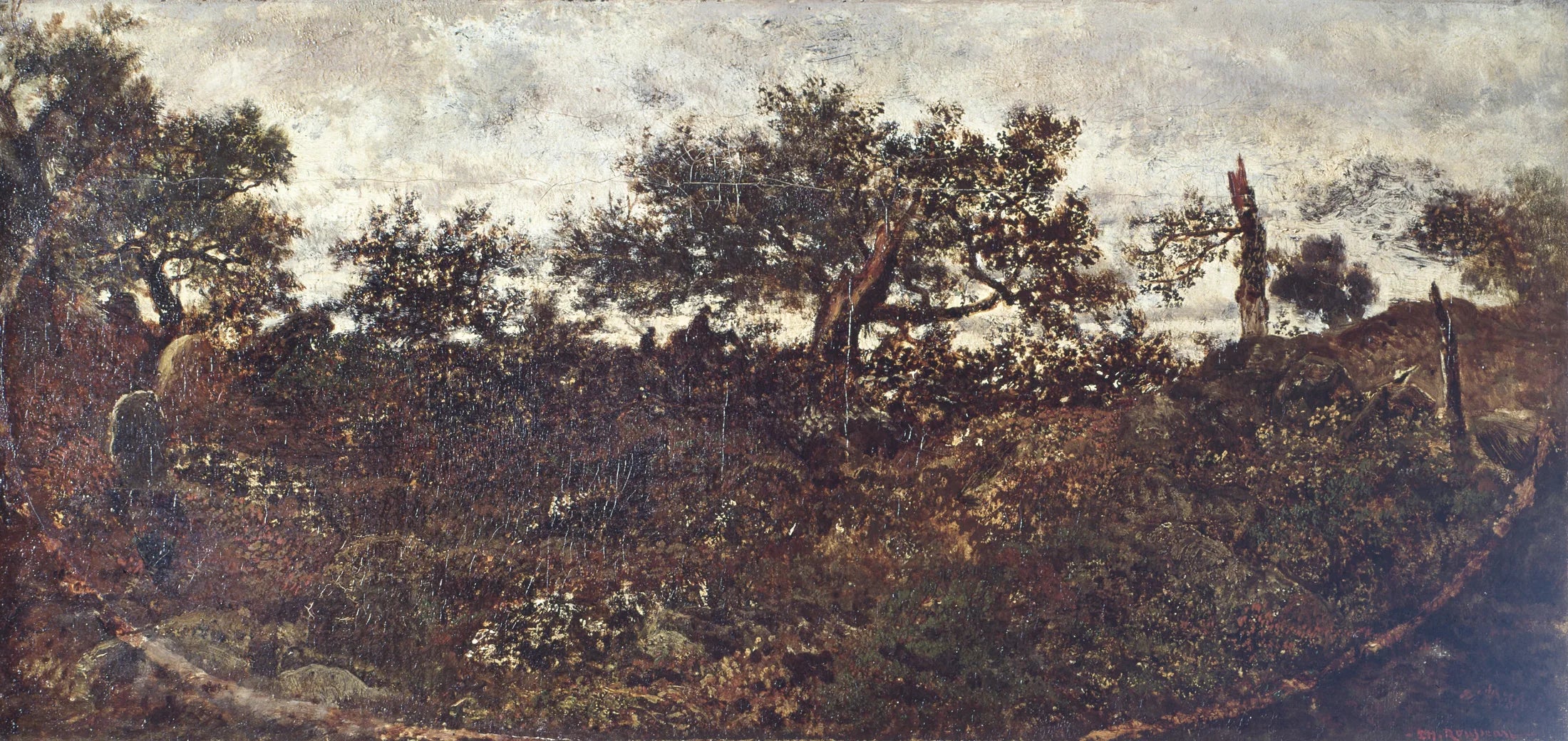 Le Plateau de Bellecroix - Théodore Rousseau image 1 copie de tableau peinte à la main