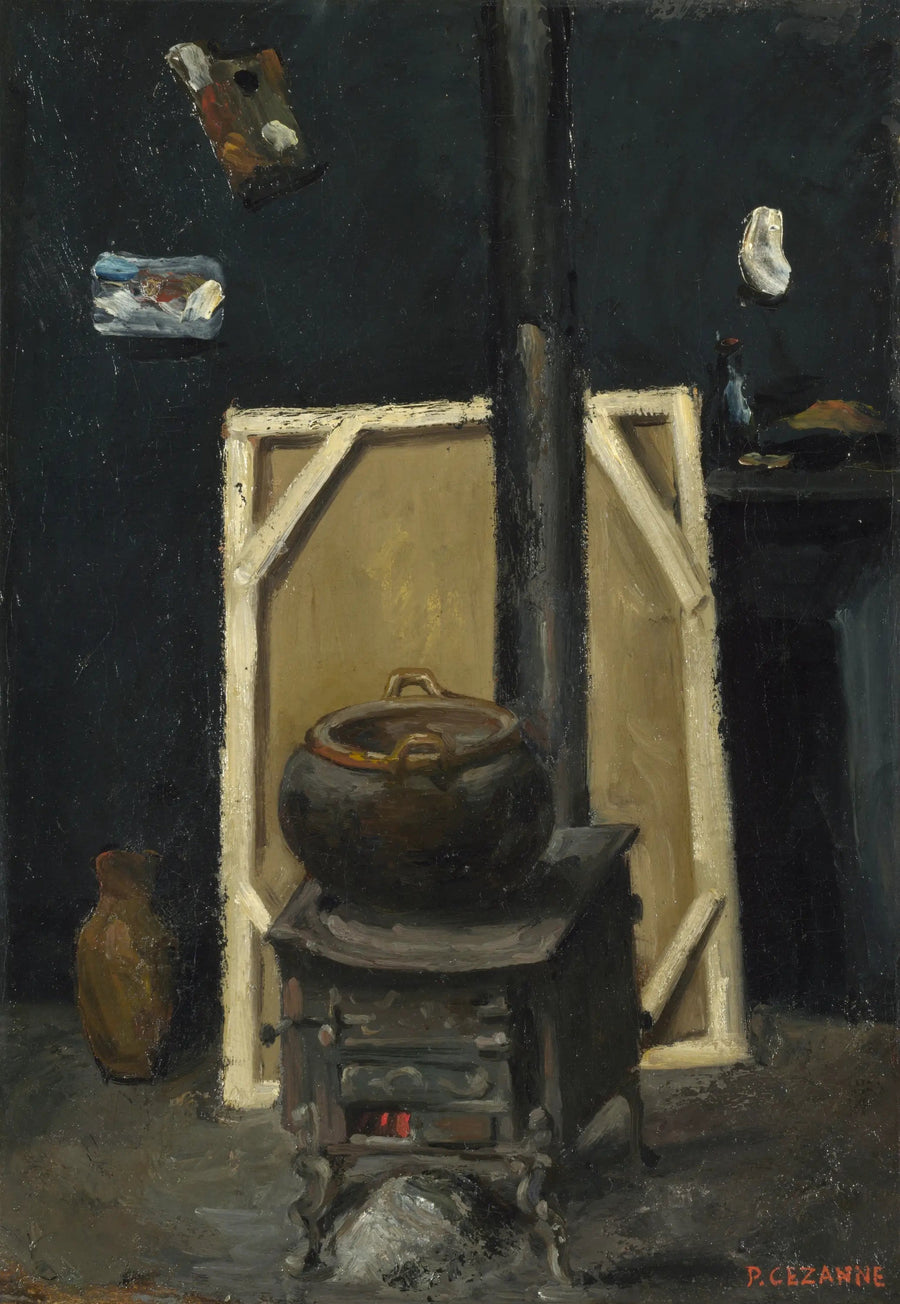 The Studio Stove - Paul Cézanne