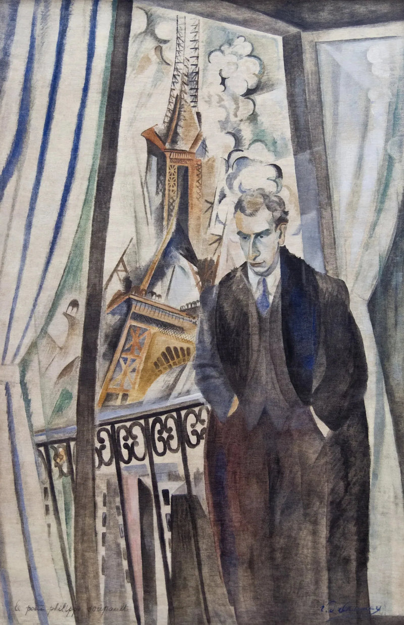 The Poet Philippe Soupault - Robert Delaunay