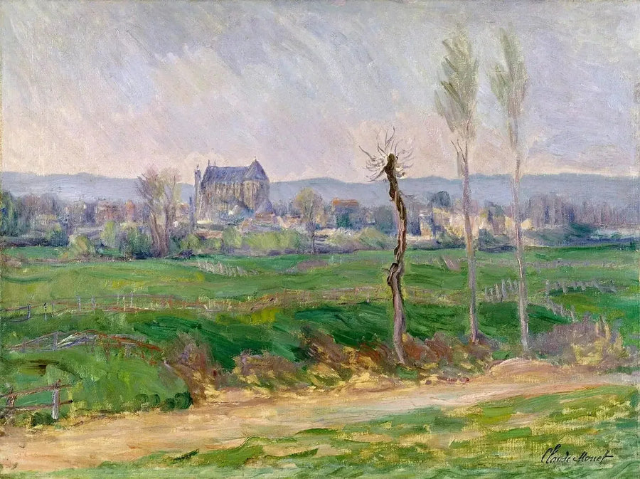 The View from Vernon - Claude Monet
