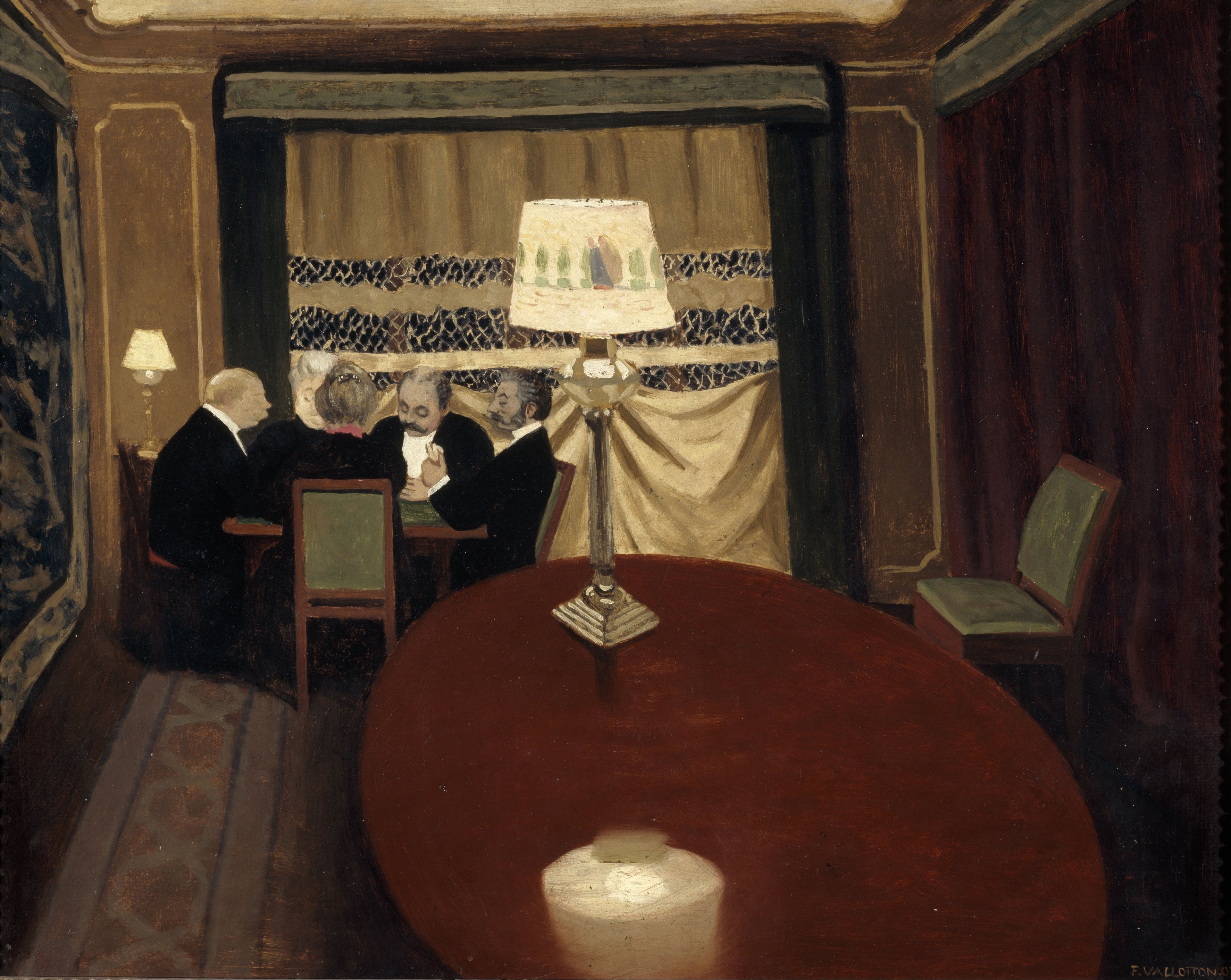 The Poker - Félix Vallotton