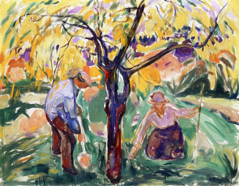 The Apple Tree - Edvard Munch