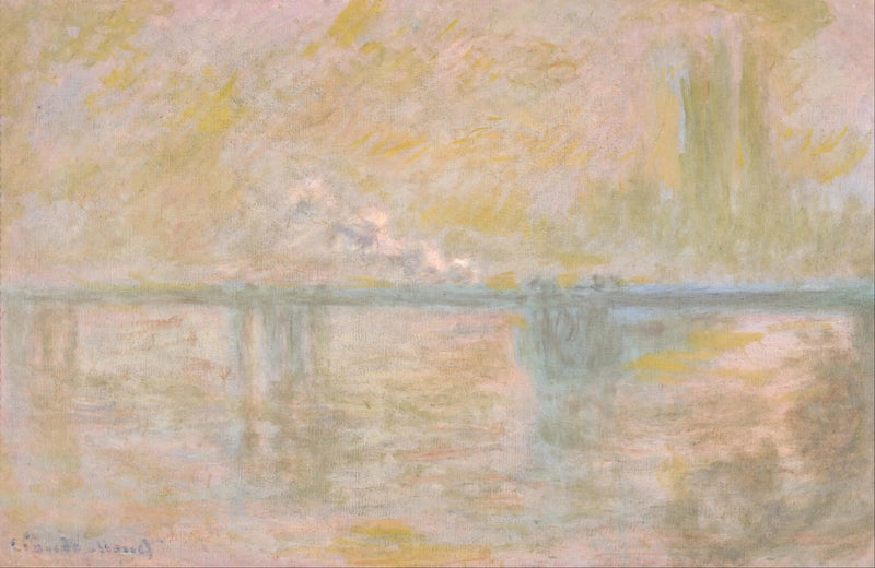 The Charing Cross Bridge in London - Claude Monet