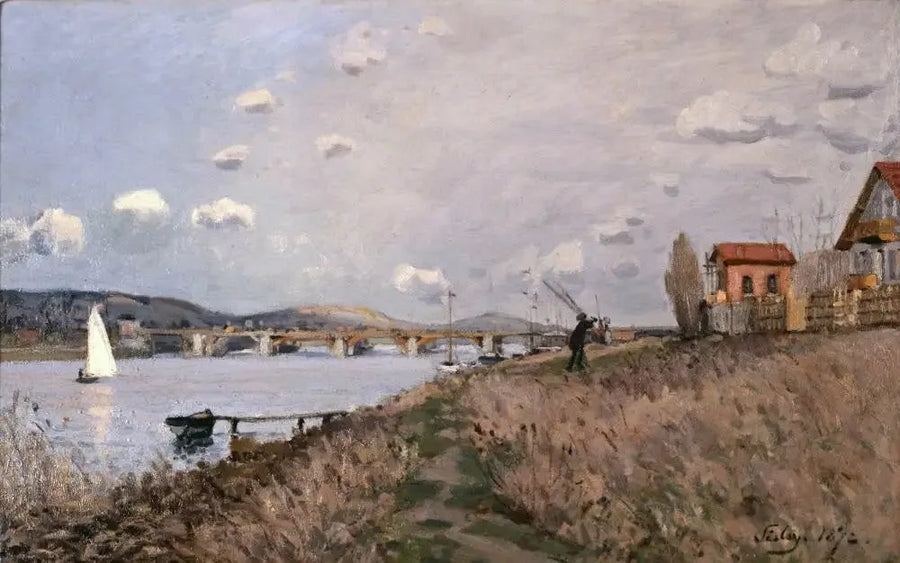 The Argenteuil Bridge - Alfred Sisley