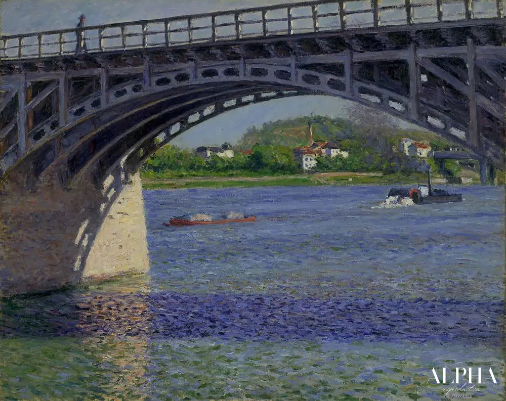 Le pont d'Argenteuil - Caillebotte - Reproductions de tableaux et peintures haut de gamme