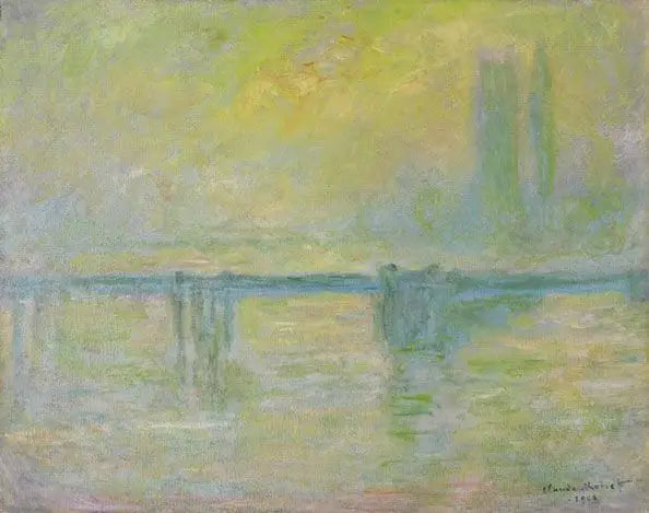 Charing Cross Bridge, Fog - Claude Monet