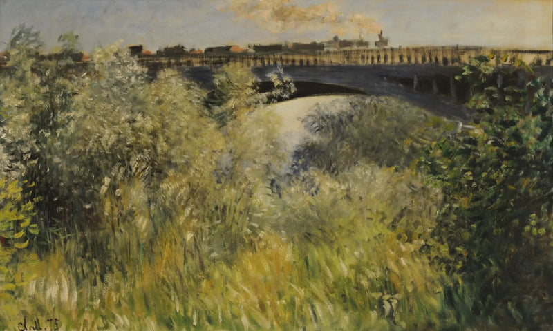 The Bridge at Chatou - Claude Monet