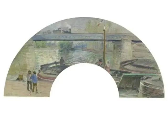 The Railway Bridge at Pontoise - Camille Pissarro