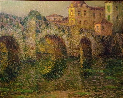 Le pont de Clisson au crépuscule - Henri Le Sidaner - Alpha Reproduction