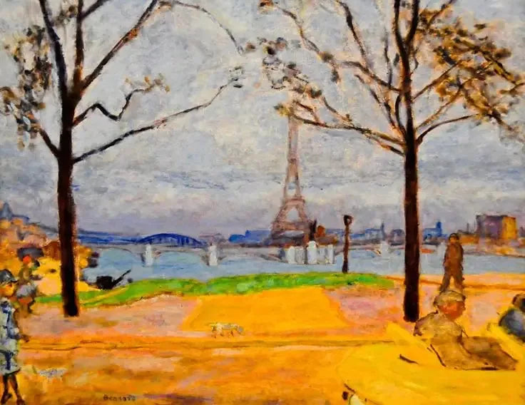The Grenelle Bridge and the Eiffel Tower - Pierre Bonnard