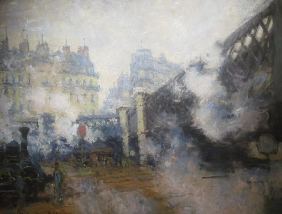 The Europe Bridge, Saint-Lazare Station - Claude Monet