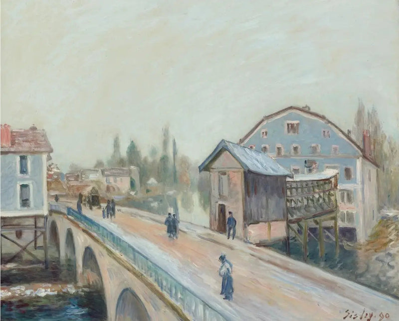 The Bridge of Moret - Alfred Sisley