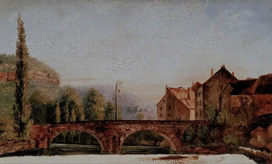 The Nahin Bridge - Gustave Courbet
