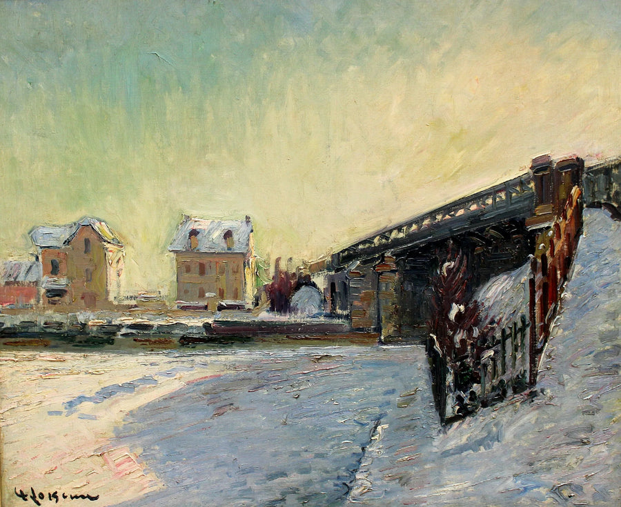 The Saint-Ouen Bridge - Gustave Loiseau