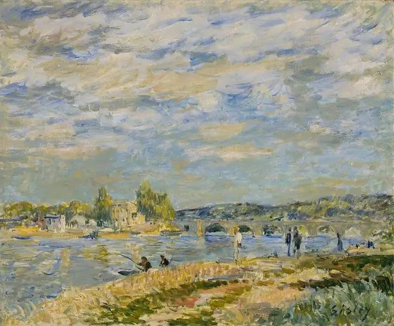 The Bridge of Sèvres - Alfred Sisley