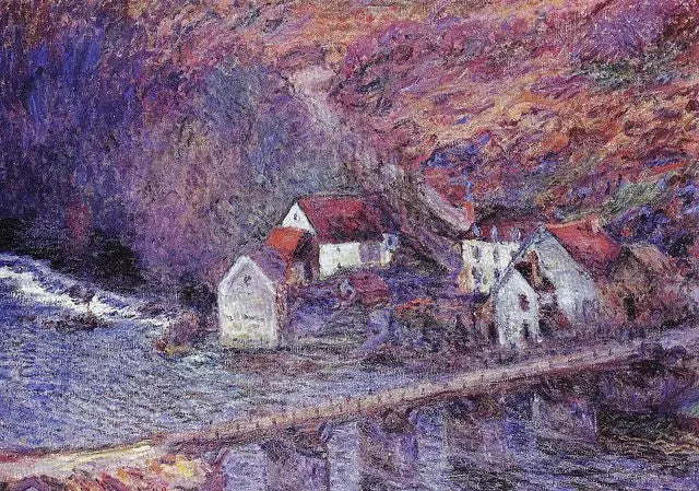 The Bridge at Vervy - Claude Monet
