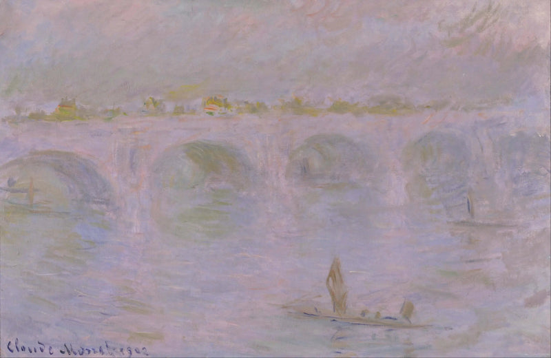 The Waterloo Bridge in London - Claude Monet