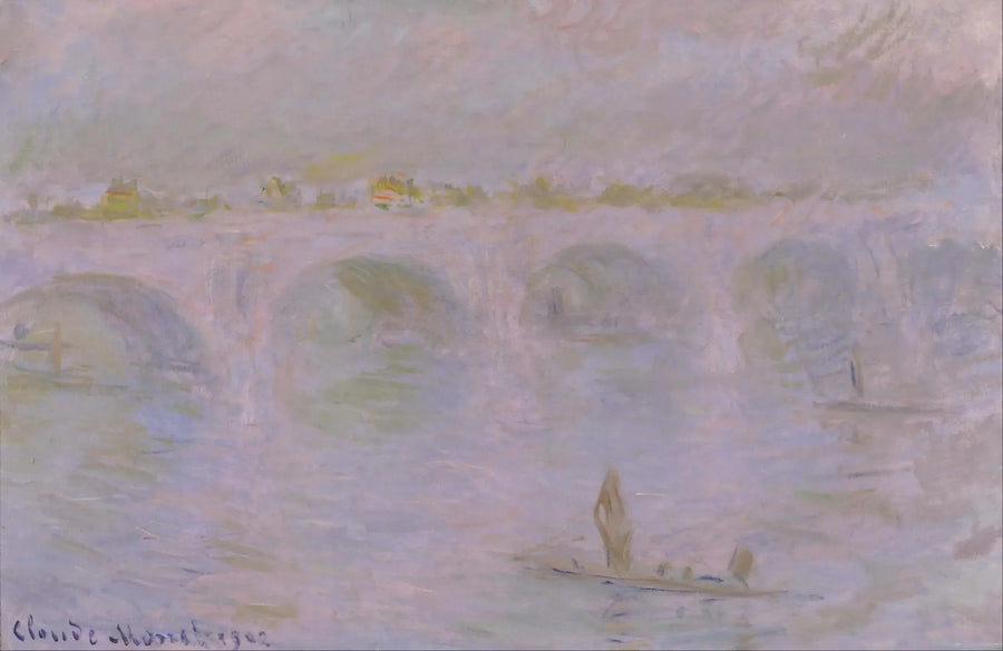 The Waterloo Bridge in London - Claude Monet
